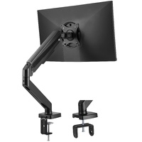 VEVOR Single Monitor Mount, Supports 13"-32", 330-813 mm Screen, Fully Adjustable Gas Spring Monitor Arm, Hold up to 9.1 kg, Computer Monitor Stand Ho
