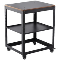 VEVOR Planer Stand, 100 lbs / 45 kg heavy loads, Three-Gear Height Adjustable Thickness Planer Table,with 4 Stable Casters & Storage Space, for most p