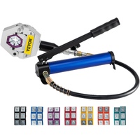 Separable Hydraulic Hose Crimper 7 Dies With Aluminum Pump  A/C Air Condtioning Handheld Crimping Set