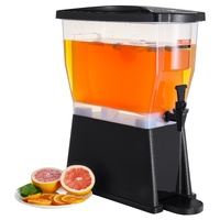 VEVOR Beverage Dispenser, 3 Gallon Drink Dispenser for Parties, Plastic Juice Dispenser with Stand Spigot Lid, Iced Tea Lemonade Juice Water Dispenser