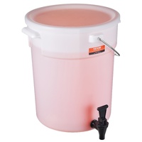 VEVOR Beverage Dispenser, 5 Gallon Drink Dispensers for Parties, Plastic Juice Dispenser with Spigot and Lid, Iced Tea Lemonade Juice Water Dispenser,