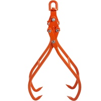 VEVOR Timber Claw Hook, 28 inch 4 Claw Log Grapple for Logging Tongs, Swivel Steel Log Lifting Tongs, Eagle Claws Design with 2205 lbs/1000 kg Loading