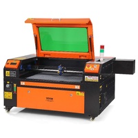 VEVOR 80W CO2 Laser Engraver, 500 x 700 mm, 19.7 IPS Laser Cutter Machine with 2-Way Pass Air Assist, Compatible with LightBurn, CorelDRAW, AutoCAD, W