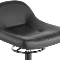Shop Stool, 135 kg Rolling Garage Stool, 56 cm to 66 cm Adjustable Height Mobile Rolling Gear Seat, Round Tray Garage Pneumatic Stool, All-Terrain 12.
