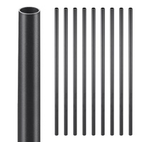 VEVOR Staircase Balusters 101 Pack, 660 mm Aluminum Stair Balusters, 19 mm Water-Proof Round Metal Spindle Railing, Hollow Deck Railing with Rail Caps