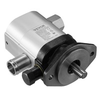 Hydraulic Log Splitter Pump, 22GPM, 2 Stage 4000PSI Wood Log Splitter Pump, 1'' Inlet 3/4'' NPT Outlet 3600 RPM Aluminum Hydraulic Gear Pump, for Smal
