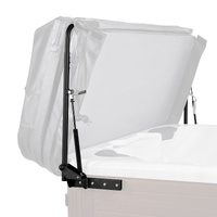 Hot Tub Cover Lift, Spa Cover Lift, Hydraulic, Width 175.26cm - 254.11cm Adjustable, Installed on Both Sides at the Top, Suitable for Various Sizes of