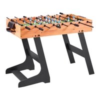 VEVOR Folding Foosball Table, 106 cm Standard Size Table, Indoor Full Size Foosball Tables for Home, Family, and Game Room, Durable Soccer Set, Includ