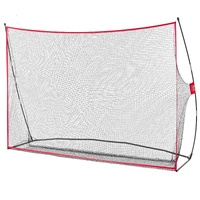 VEVOR Golf Practice Hitting Net, Huge 10.8x7ft Golf Net, Personal Driving Range for Indoor Outdoor Use, Portable Home Golf Aid Net with Solid Fibergla