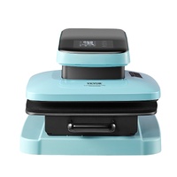 VEVOR Auto Heat Press Machine, 15 x 15 in Smart T Shirt Press Machine with Auto Release, Heats Up Fast and Evenly, Sublimation Heat Press for T Shirts