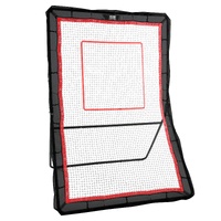 VEVOR Lacrosse Rebounder for Backyard, 5x7 Ft Volleyball Bounce Back Net, Pitchback Throwback Baseball Softball Return Training Screen, Adjustable Ang