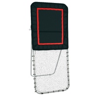 VEVOR Folding Lacrosse Rebounder for Backyard, 3x8 Ft Volleyball Bounce Back Net, Pitchback Throwback Baseball Softball Return Training Screen, Adjust