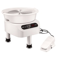 VEVOR Pottery Wheel, 10 inch Pottery Forming Machine, 350W Electric Wheel for Pottery with Foot Pedal and LCD Touch Screen, Direct Drive Ceramic Wheel