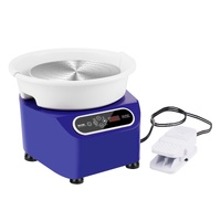 VEVOR Pottery Wheel, 10 inch Pottery Forming Machine, 350W Electric Wheel for Pottery with Foot Pedal and LCD Touch Screen, Direct Drive Ceramic Wheel
