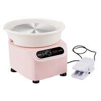VEVOR Pottery Wheel, 11 inch Pottery Forming Machine, 350W Electric Wheel for Pottery with Foot Pedal and LCD Touch Screen, Direct Drive Ceramic Wheel