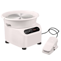 VEVOR Pottery Wheel, 11 inch Pottery Forming Machine, 450W Electric Wheel for Pottery with Foot Pedal and LCD Touch Screen, Direct Drive Ceramic Wheel