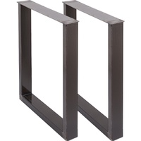 VEVOR 72 x 60 cm Dining Table Legs Office Table Legs Set of 2 Steel Table Legs Computer Desk Legs Steel Bench Legs Country Style Table Legs DIY Furnit