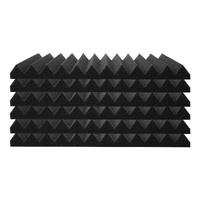 VEVOR Acoustic Foam Panels 48 Pack 12 x 12 x 1 in Adhesive for Wall Ceiling