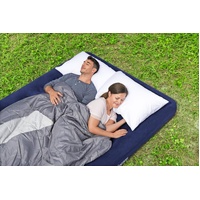 Bestway 2.03m x 1.52m x 22cm Air Mattress Queen Inflatable Air Bed Indoor/Outdoor Heavy Duty Durable Camping