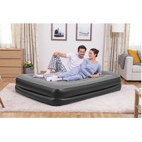 Bestway 2.03m x 1.52m x 46cm Tritech Air Mattress Queen Built-in AC pump