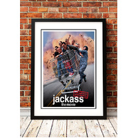 Jackass: The Movie Cult Movie Poster! - Framed A4