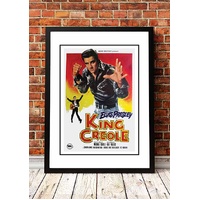 Elvis 'King Creole' Framed Movie Poster! - Framed A3