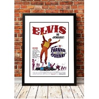 Elvis 'Frankie and Johhny' Framed Movie Poster! - Framed A4