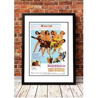 Elvis 'Live A Little' Cousins' Framed Movie Poster! - Framed A2