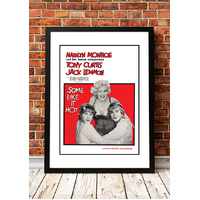 Marilyn Monroe ‘Some Like It Hot’ Framed Movie Poster! - Framed A4