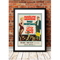 Marilyn Monroe ‘Let’s Make Love’ Framed Movie Poster! - Framed A4
