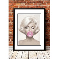 Marilyn Monroe 'Bubblegum' Framed Poster! - Framed A2