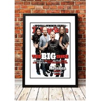 Metallica' Rolling Stone Magazine Cover! - Framed A3