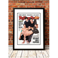 Red Hot Chili Peppers' Rolling Stone Magazine Cover! - Framed A3