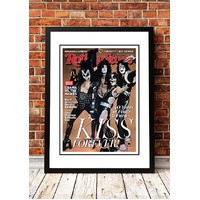 KISS' Rolling Stone Magazine Cover! - Framed A3