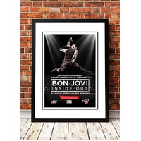 Bon Jovi ‘Inside Out’ Movie Poster 2012 - Framed A3