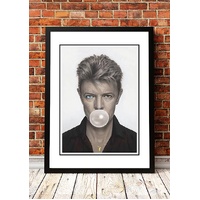 David Bowie ‘Bubblegum’ Pop Art Poster - Framed A2