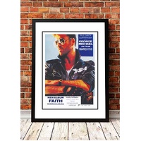 George Michael ‘Australian Tour’ In Store Promotional Poster 1988 - Framed A3