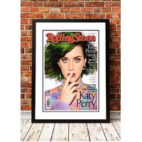 Katy Perry ‘Rolling Stone Magazine’ Cover Poster 2014 - Framed A2
