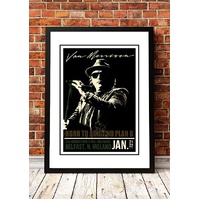 Van Morrison ‘Holywood’ Belfast, UK Concert Poster 2014 - Framed A3