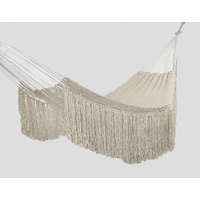 Ivory Cascade, hand woven rope Authentic Mexican Hammock
