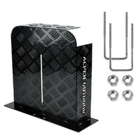 Alpen Outdoor Base Mount 2mm Thickness Aluminium Diesel Heater Fuel Tank Cover Double Side for 10L 15L Fuel Tank Black