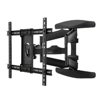 Telescopic Swivel and Tilt TV Monitor Wall Mount Bracket Load up to 85kg Full Motion Long Arm Bracket Max 48.5cm Extension For Most 32-80 inch Flat TV