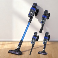 Devanti Stick Vacuum Cleaner Brushless Cordless 350W Blue