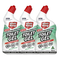 White King Toilet Gel Eucalyptus 700mL x3