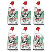 White King Toilet Gel Eucalyptus 700mL x6
