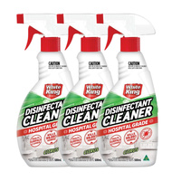 White King Disinfectant Spray 500ml x3