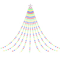 Jingle Jollys 3.8M Christmas Lights Waterfall String Light 340 LED