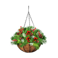 Christmas Hanging Basket Ornaments 25CM - Model-363CE2