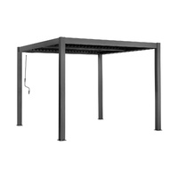 Yardtopia Elmont 3m x 3m Aluminium Adjustable Louvre Pergola