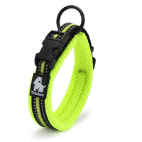 Heavy Duty Reflective Dog Collar - Yellow, 2XL - Model-64CB2C